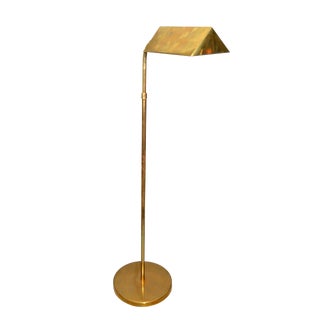 American Vintage Brass Floor or Reading Lamp For Sale