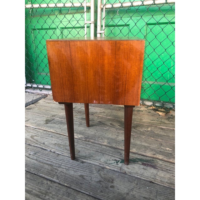 1960s Danish Modern Teak End Table With Drawer Chairish