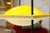 Yellow Ettore Sottsass Ufo Lamp Arredoluce Italy 1957 Postmodern Space Age Design For Sale - Image 8 of 10