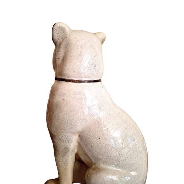 Antique Pair of Staffordshire Pug Dogs For Sale - Image 9 of 17