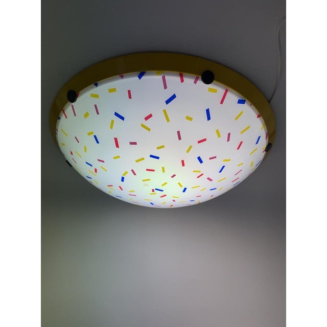 Vintage Disk Ceiling Light from Valenti Luce, 1960 For Sale - Image 3 of 15