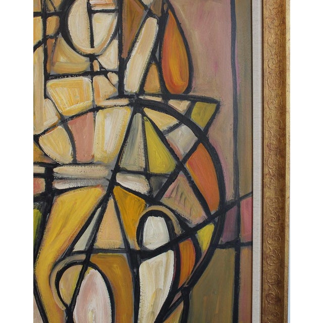 Postwar European Artist, The Vanguard Series Nr. XXI Abstract Composition, 1950s-1970s, Oil on Board, Framed For Sale - Image 12 of 15