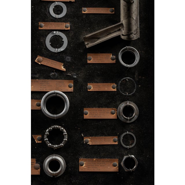 Wood Columbia Bicycles Framed Parts Salesman Display, C. 1920s For Sale - Image 7 of 11