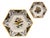 Hand-Painted Tichelaar Makkum Polychrome Hexagonal Dishes, 20th Century, Set of 2 For Sale - Image 13 of 13