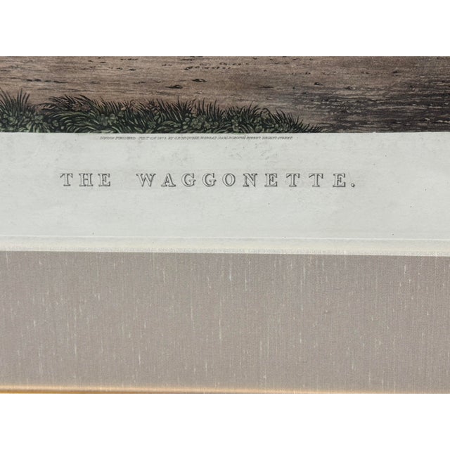 McQueen's Coaching the Wagonette Original Print, Signed For Sale - Image 9 of 12
