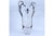 Cut Glass Jug with Silver Structure, in Good conditions.