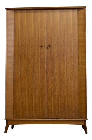 Vintage Walnut Wardrobe by Alfred Cox for Heals, 1950s