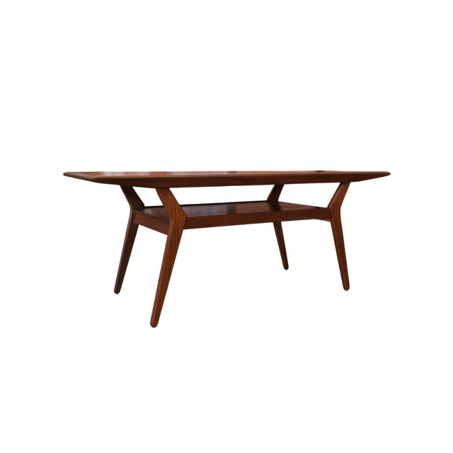 Danish Teak Coffee Table with Magazine Rack, 1960s For Sale - Image 12 of 12