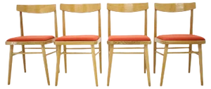 Mid-Century Czechoslovak Dining Chairs, 1970s, Set of 4