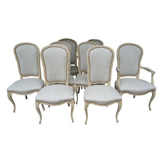 Baker Country French Dining Chairs - Set of 8 For Sale