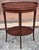 Wood Mersman Federal Style Tiered Mahogany Inlay Oval Side Table For Sale - Image 7 of 9