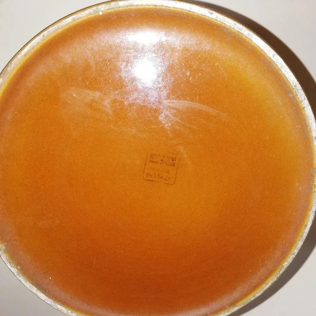 Mid-Century Italian Ceramic Vase by from SIC For Sale - Image 3 of 6