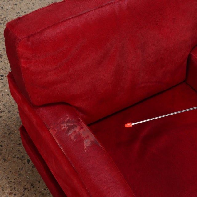 A Large Italian Mid-Century Modern Swivel Lounge Chair, C. 1960. For Sale - Image 4 of 5