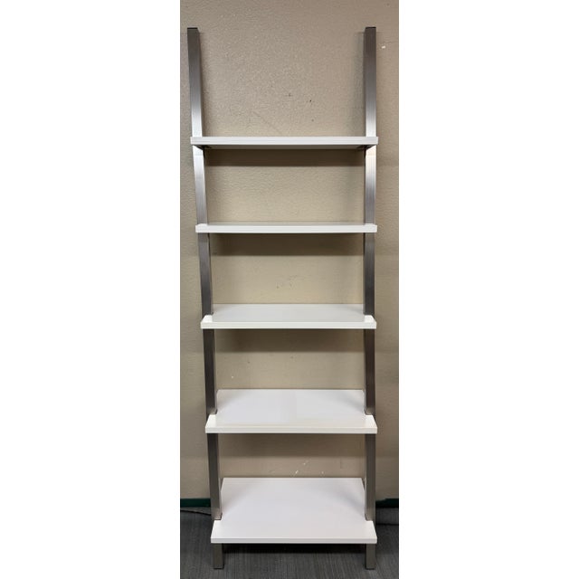 Design Plus Gallery presents the Gallery Leaning Bookshelf from Room & Board. Beautiful and functional with a space-...