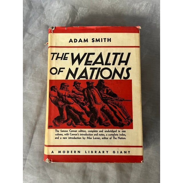 This Modern Library Giant Cannan edition of The Wealth of Nations by Adam Smith has amazing cover art by Hugo Gellert....