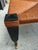 Late 20th Century Vintage Rush Top Coffee Table With Brass Casters For Sale - Image 5 of 5