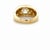 1940s Retro 2.44 Carat Three Stone Old European Cut Diamond Gypsy Set Ring, Size 7 For Sale - Image 4 of 7