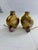 Vintage Chinese Brass Snuff Bottles With Pink Tourmaline Stoppers — Pair For Sale In Greensboro - Image 6 of 11