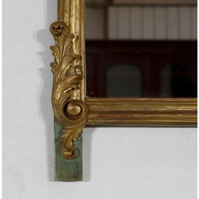 Louis XV Gold Wooden Rock Mirror, 1900s For Sale - Image 9 of 14