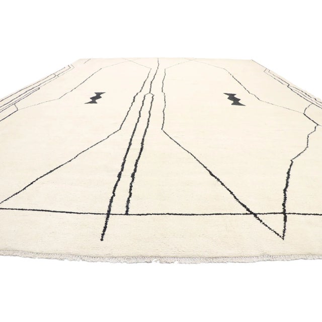 Tribal Room Size Moroccan Style Area Rug - 16'01 X 22'04 For Sale - Image 3 of 7