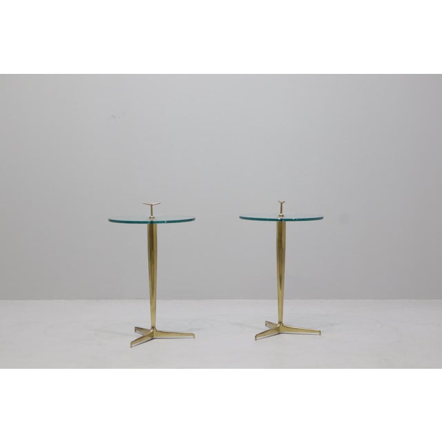 Mid-Century Glass Top Coffee Tables, Italy, 1969, Set of 2 For Sale - Image 9 of 11