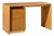 Milo Baughman for Thayer Coggin Mid Century Birdseye Maple and Brass Desk For Sale