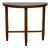 Tramp Art Demi-Lune Console Table with Geometric Marquetry, circa 1900 For Sale