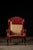 Antique Tufted Leather Armchair and Ottoman Set For Sale In Chicago - Image 6 of 9