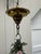 Vintage Floral and Metal Single Bulb Hanging Fixture For Sale - Image 4 of 10