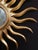 Art Noveau Style Hand-Carved Giltwood Sunburst Mirror, Spain, 77cm For Sale - Image 4 of 6