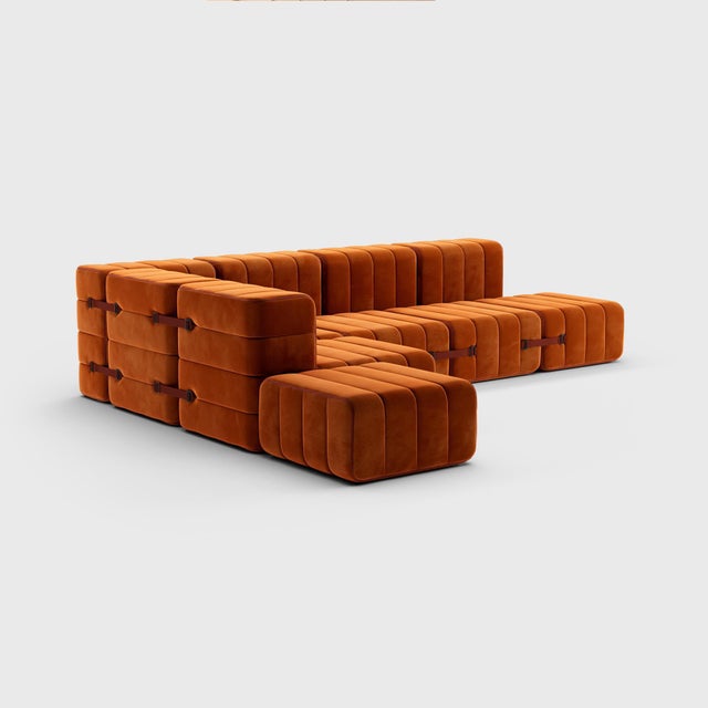 Modular Corner Sofa in Fabric by Ambivalenz, Barcelona, Set of 12 For Sale - Image 14 of 18