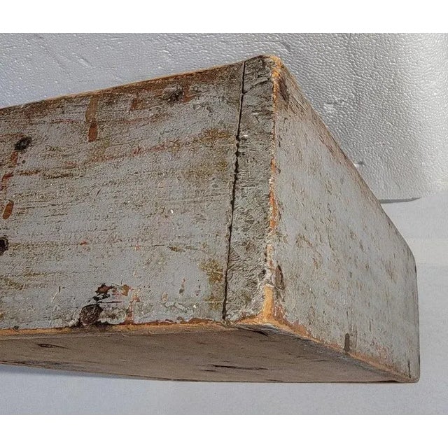 19th Century 19Thc Original Grey Painted Carrier For Sale - Image 5 of 6