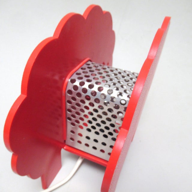 Vintage Italian Red Sheep Lamp, 1970 For Sale - Image 4 of 10