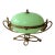 Art Nouveau Opaline Glass Casket For Sale