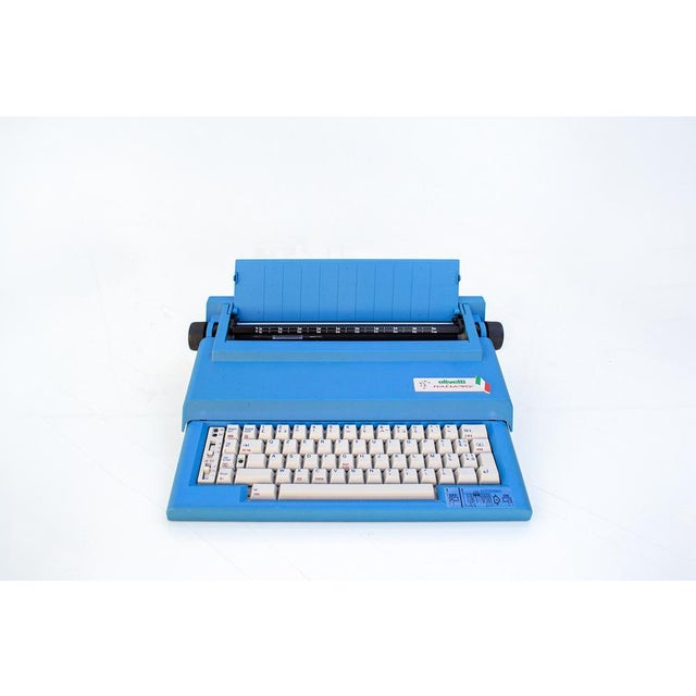 Electric typewriter with plastic body. Italia '90 model Designed by Mario Bellini and Alessandro Chiarato Manufacturer:...