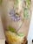 Antique Original Signed Hand-Painted Floral Table Lamp For Sale In Los Angeles - Image 6 of 13