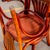 Honey Red Fan Back Dining Armchairs, 1970s, Set of 6 For Sale - Image 11 of 14