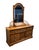 LEXINGTON FURNITURE Recollections Collection 64" Triple Door Dresser w. Spindle Mirror 468-235 / 468-207 Overall: 81.5"...