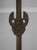 1930s Vintage Art Deco Metal Floor Lamp W. Beaded Shade For Sale - Image 5 of 13