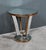 Small Mirrored Glass & Walnut Side Table, 1940s For Sale - Image 6 of 15
