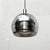 Mid-Century Modern Mid-Century German Space Age Aluminum and Glass Globe Pendant Lamp from Doria, 1960s For Sale - Image 3 of 18