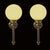 Traditional Vintage Empire Style Sconces, 1940s, Set of 2 For Sale - Image 3 of 3