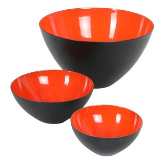 Vintage Krenit Bowls by Herbert Krenchel for Torben Ørskov, 1960s, Set of 3 For Sale