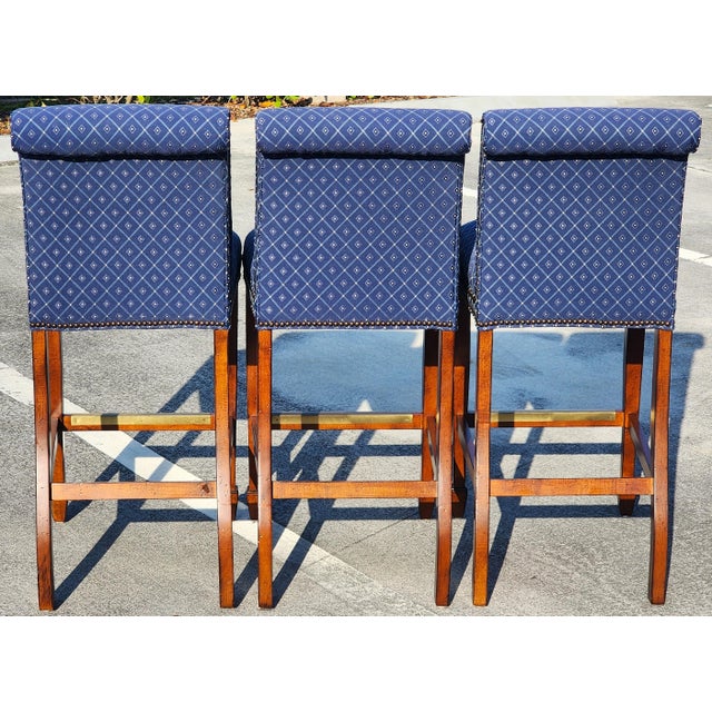 Taylor King Barstools Set of 3 For Sale - Image 9 of 17