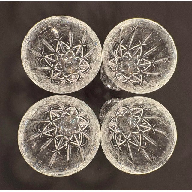 Dress up your small dinner party with this elegant set of four water glasses in the Sparkle pattern from Marquis by...