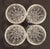 Dress up your small dinner party with this elegant set of four water glasses in the Sparkle pattern from Marquis by...