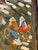 Textile “Untitled”, Oil on Canvas, Jing Zhong (Signed) For Sale - Image 7 of 7