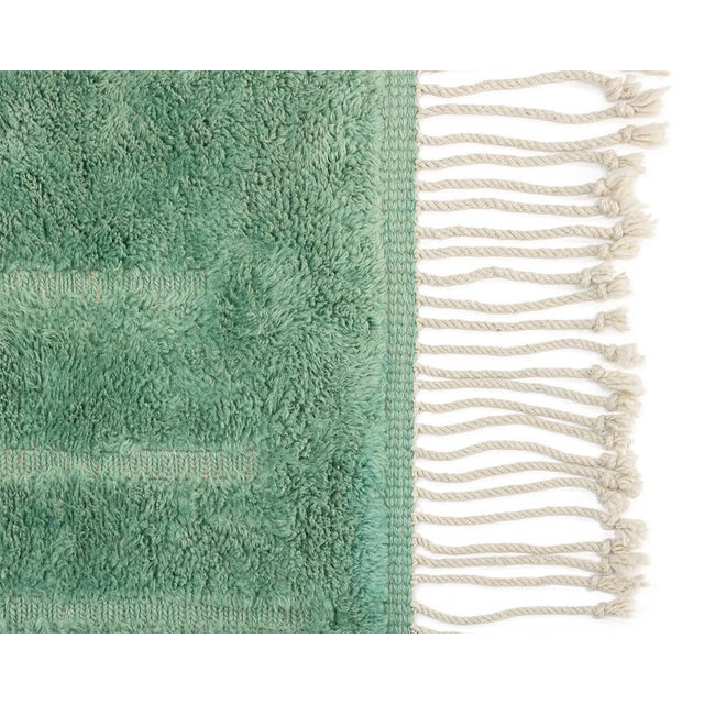 Oversize Hand-Knotted Moroccan Wool Rug | 11'9" X 8'1" | One of a Kind For Sale - Image 4 of 8