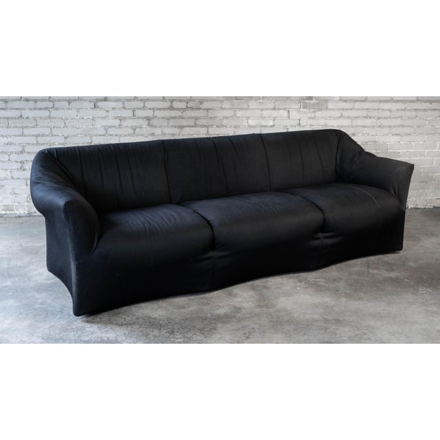 Cassina 1970s Mario Bellini 'Tentazione' Three-Seater Sofa for Cassina For Sale - Image 4 of 12