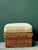 Vintage Braided Rattan Ottoman For Sale In West Palm - Image 6 of 16